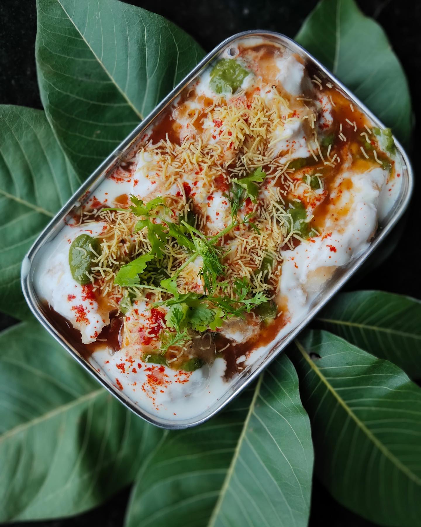 Dahi Papad Chaat